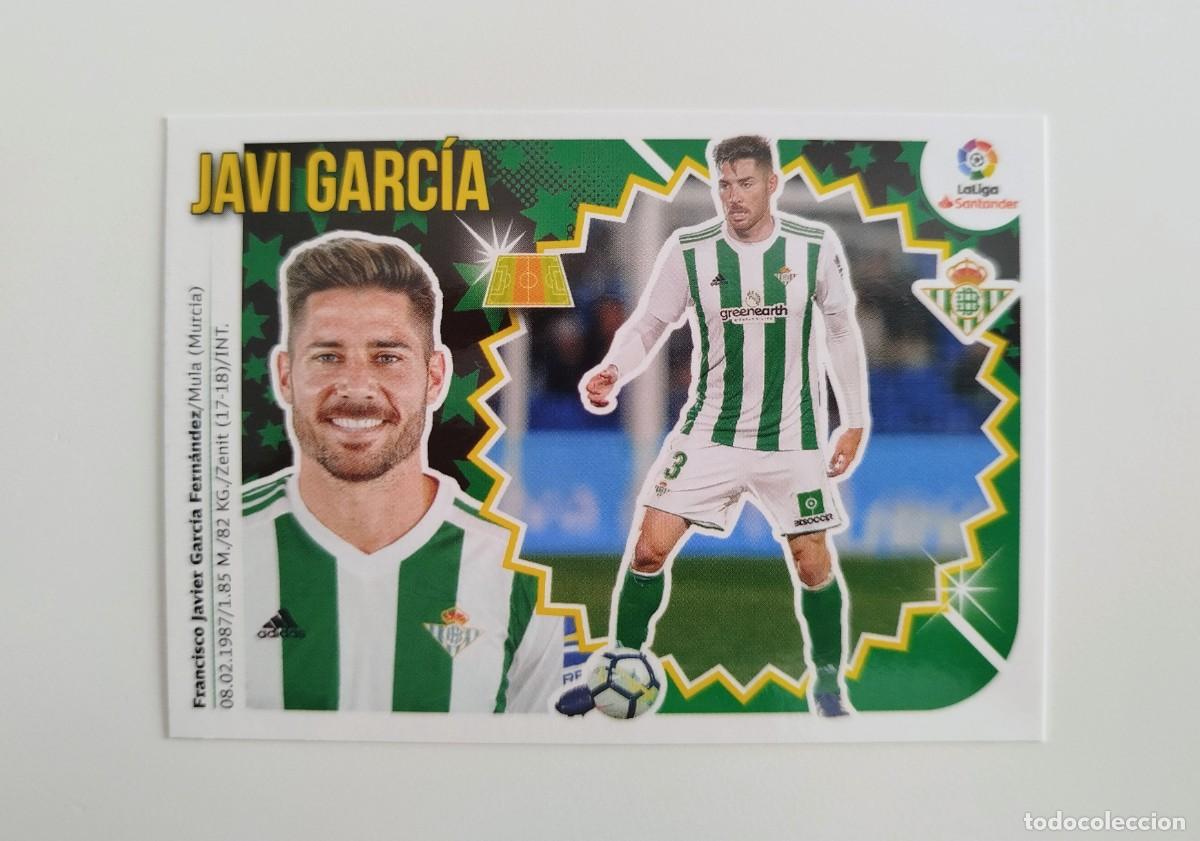 Fu&szlig;ball-Sticker: Javi Garc&iacute;a 8A SIN PEGAR NUNCA PEGADO Real Betis Liga Ediciones Este 18 19 / 2018 2019