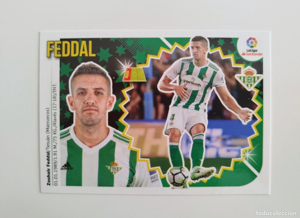 Fu&szlig;ball-Sticker: Feddal 4 SIN PEGAR NUNCA PEGADO Real Betis Liga Ediciones Este 18 19 / 2018 2019