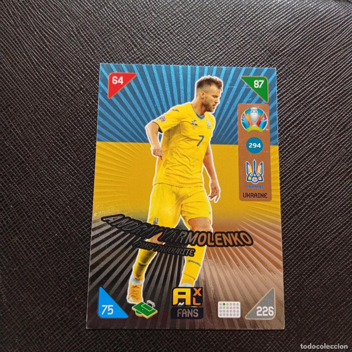Cromos de f&uacute;tbol: 294 YARMOLENKO UCRANIA PANINI ADRENALYN XL UEFA EURO 2020 CROMO FUTBOL KICK OFF 2021 - A209 PG6