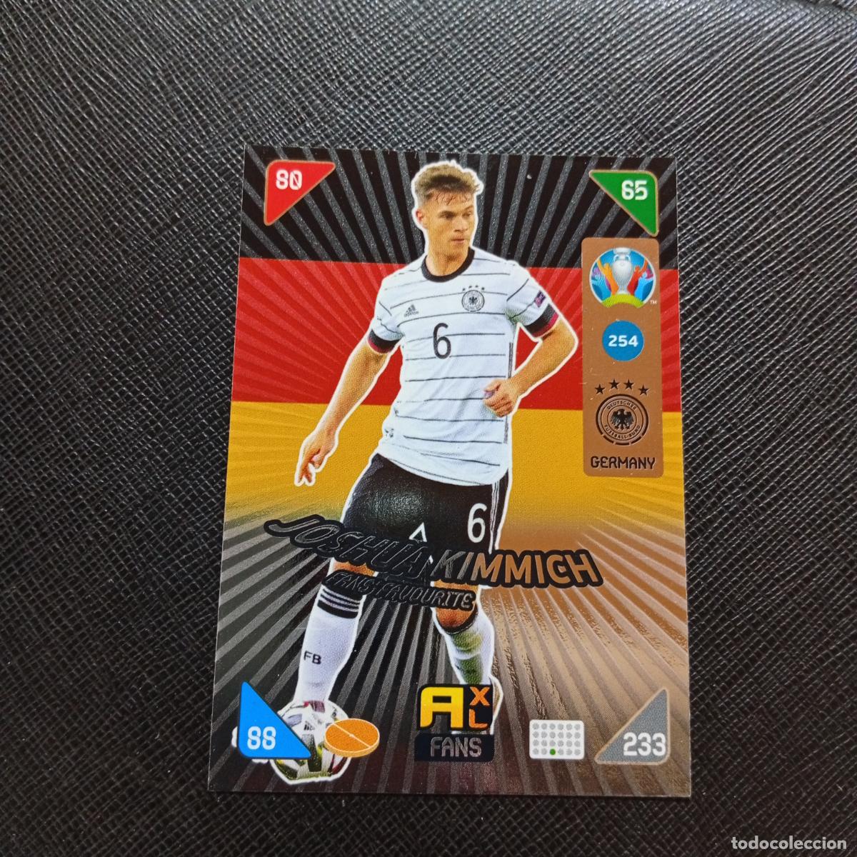 Cromos de f&uacute;tbol: 254 KIMMICH ALEMANIA PANINI ADRENALYN XL UEFA EURO 2020 CROMO FUTBOL KICK OFF 2021 - A209 PG6