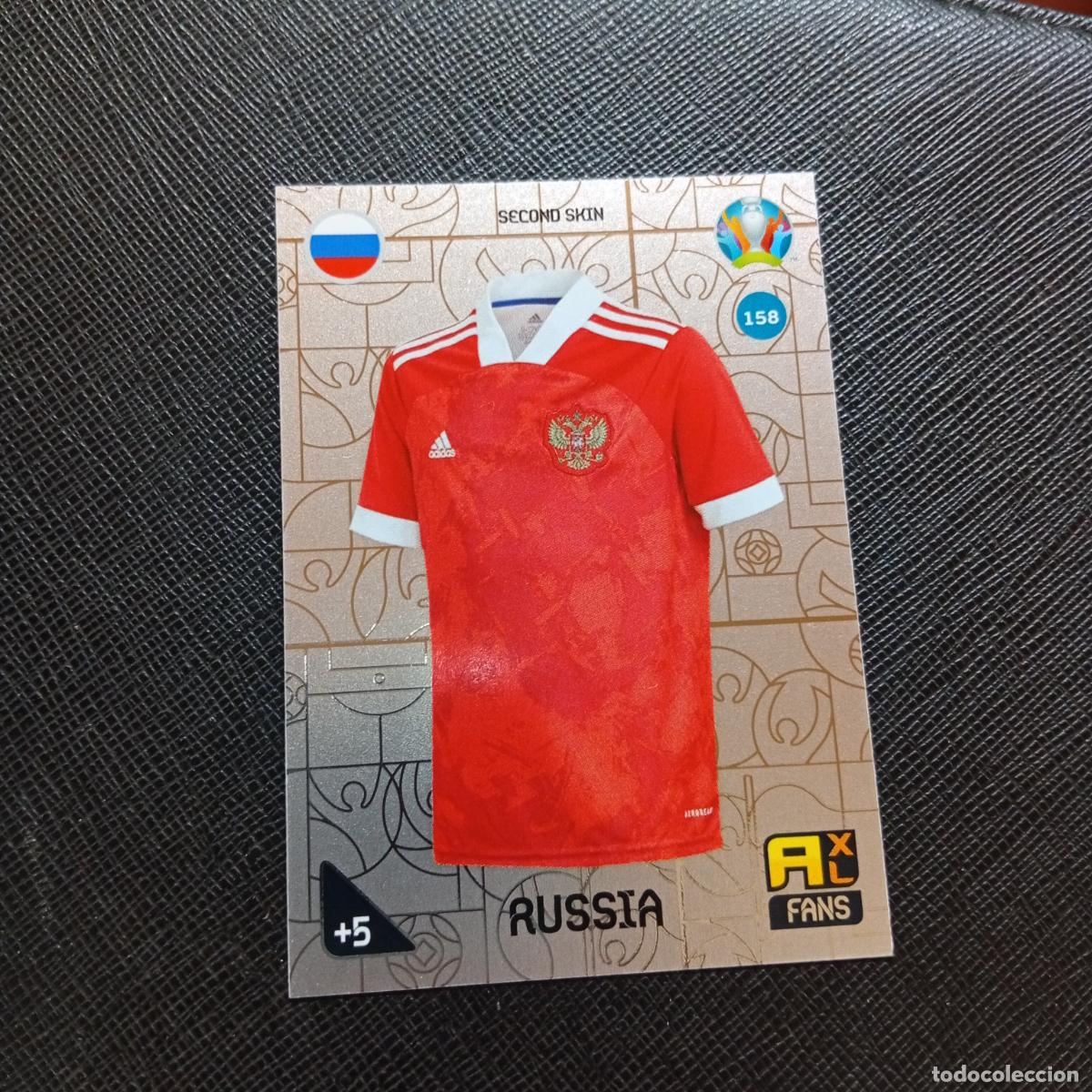 Cromos de f&uacute;tbol: 158 CAMISETA RUSIA PANINI ADRENALYN XL UEFA EURO 2020 CROMO FUTBOL KICK OFF 2021 - A209 PG7