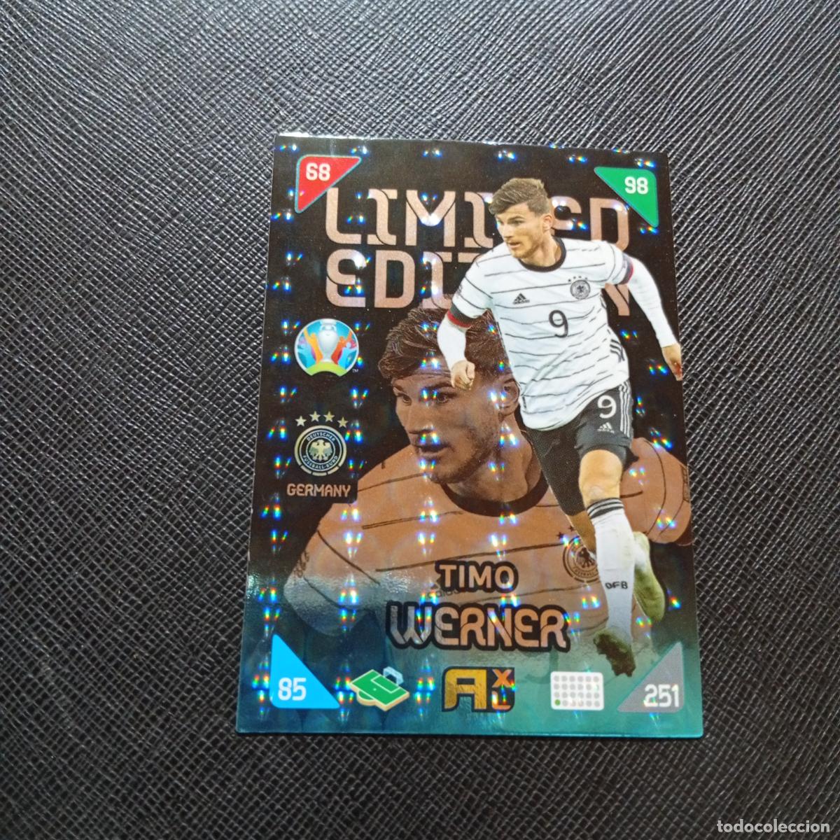 Cromos de f&uacute;tbol: WERNER ALEMANIA PANINI ADRENALYN XL UEFA EURO 2020 CROM KICK OFF 2021 - A209 PG7 LIMITED EDITION