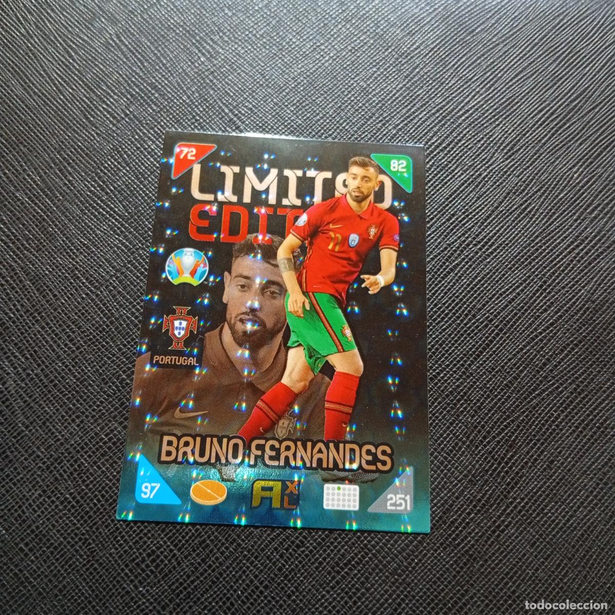 Cromos de f&uacute;tbol: BRUNO FERNANDES PORTUGAL PANINI ADRENALYN XL UEFA EURO 2020 KICK OFF 2021 - A209 PG7 LIMITED EDITION