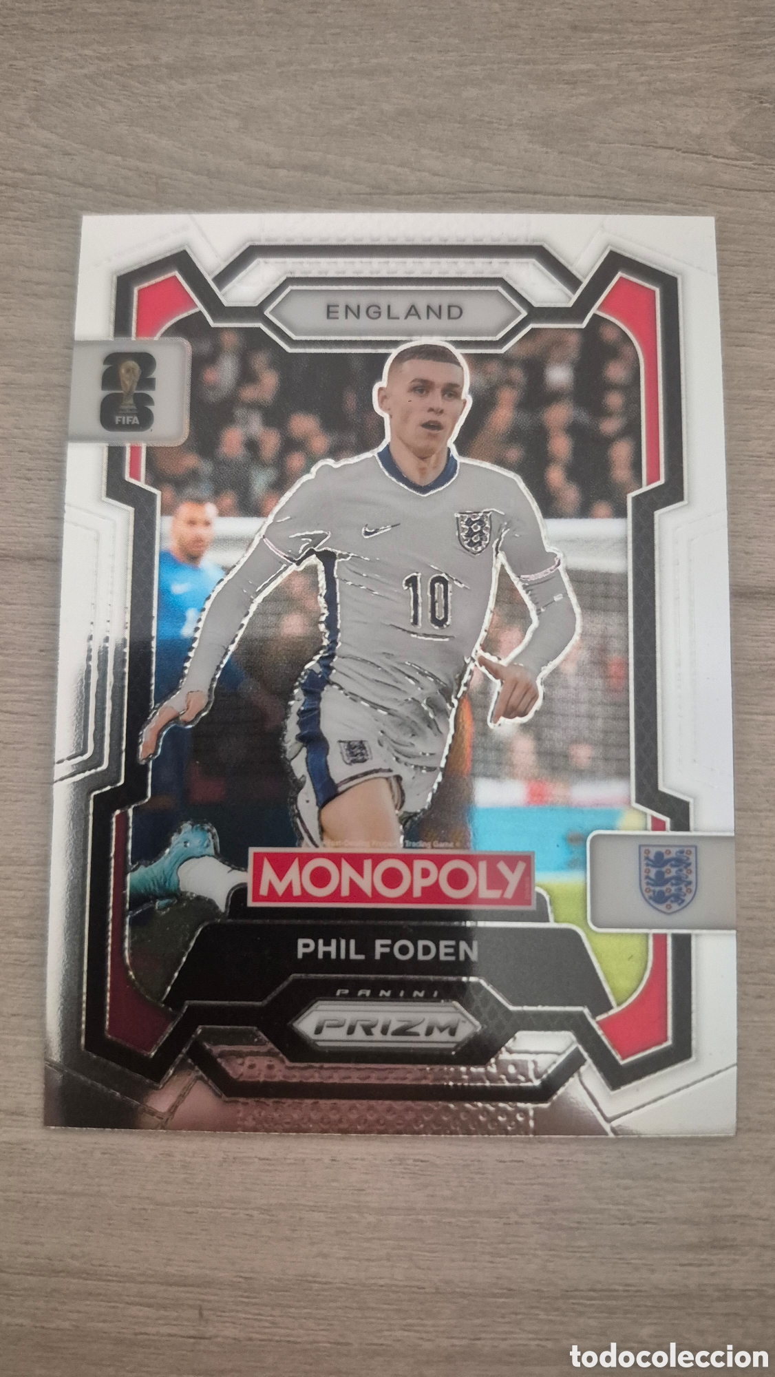 Cromos de f&uacute;tbol: Phil Foden Panini Monopoly Prizm FIFA World Cup 2026