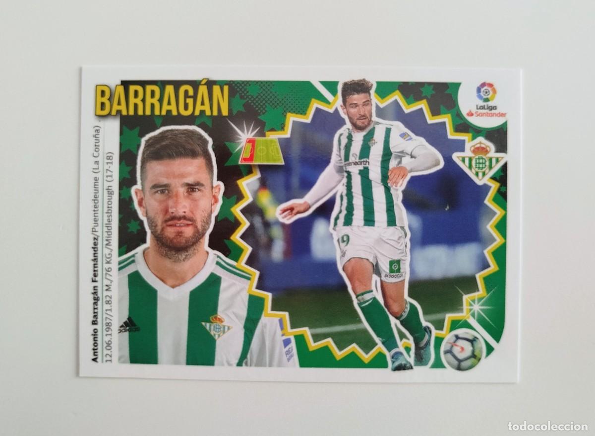 Cartes &agrave; collectionner de Football: Barrag&aacute;n 3 SIN PEGAR NUNCA PEGADO Real Betis Liga Ediciones Este 18 19 / 2018 2019