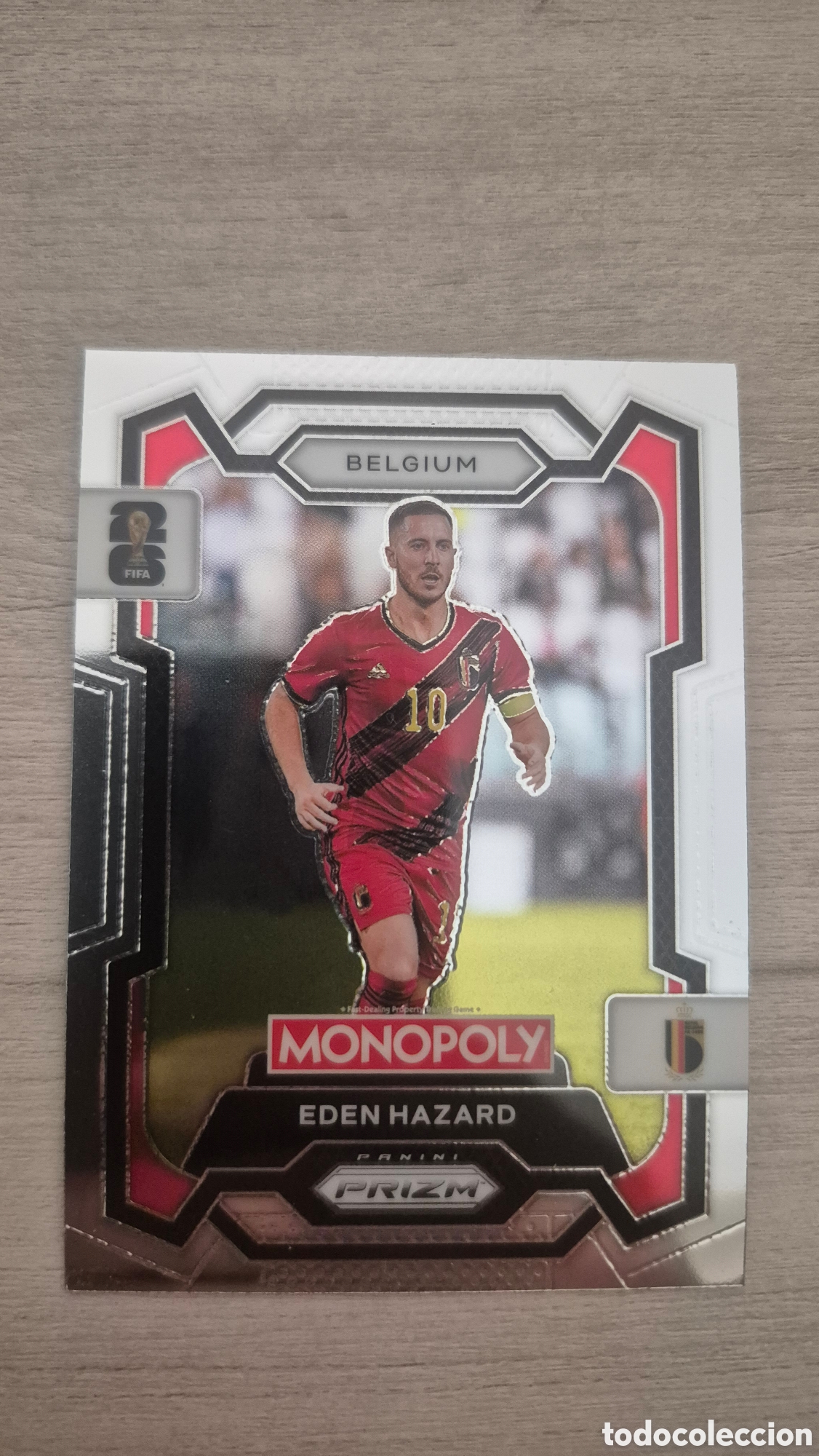 Cromos de Futebol: Eden Hazard Panini Monopoly Prizm FIFA World Cup 2026