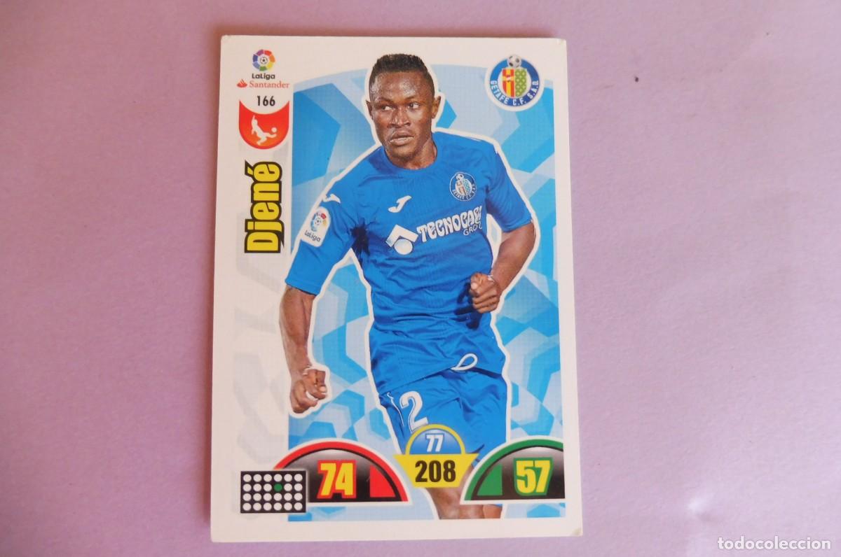 Cromos de F&uacute;tbol: CROMOS PANINI ADRENALYN - LIGA SANTANDER 2017/18 - N&Uacute;M 166 - DJEN&Eacute;