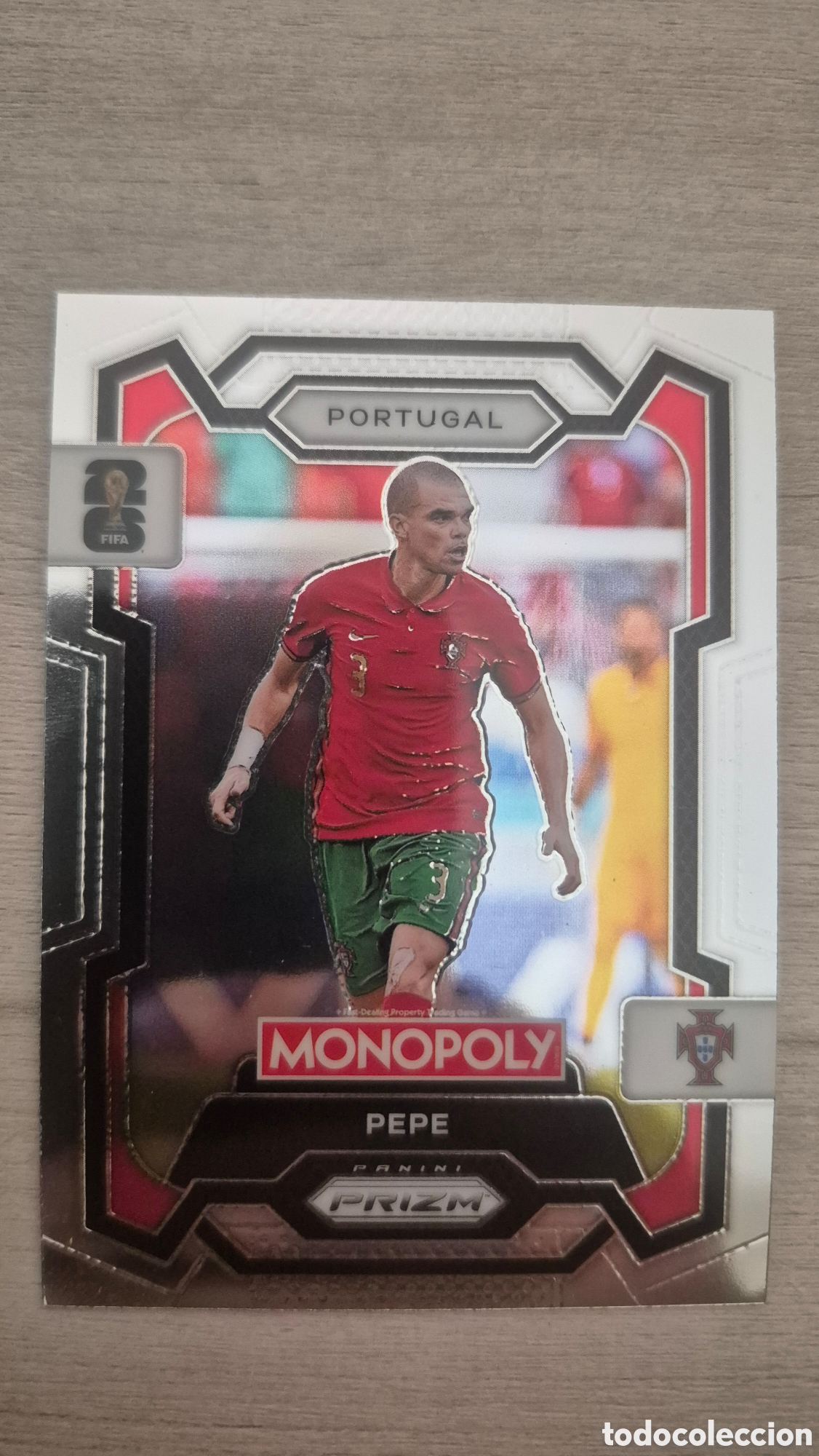 Cromos de F&uacute;tbol: Pepe Panini Monopoly Prizm FIFA World Cup 2026