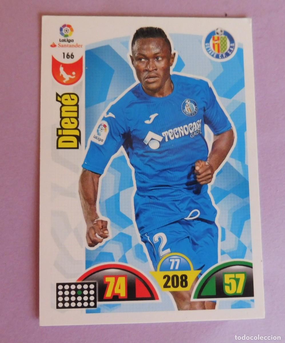 Cromos de F&uacute;tbol: CROMOS PANINI ADRENALYN - LIGA SANTANDER 2017/18 - N&Uacute;M 166 - DJEN&Eacute;