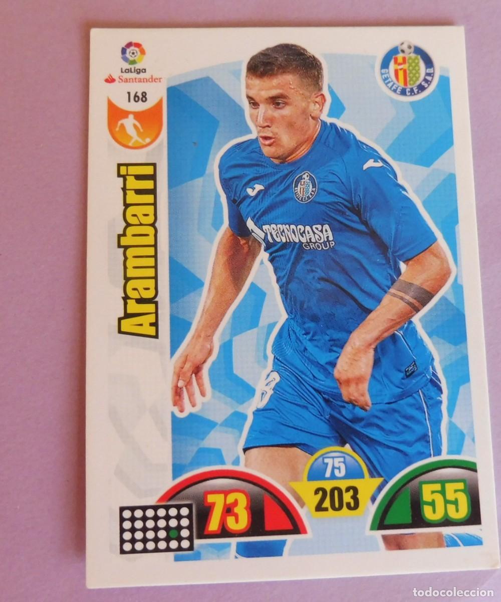 Cromos de F&uacute;tbol: CROMOS PANINI ADRENALYN - LIGA SANTANDER 2017/18 - N&Uacute;M 168 - ARAMBARRI