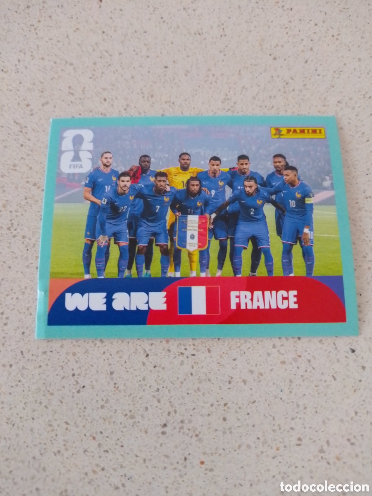 Cromos de F&uacute;tbol: CROMO NUMERO 13 EQUIPO FRANCIA. MUNDIAL 2026. PANINI.