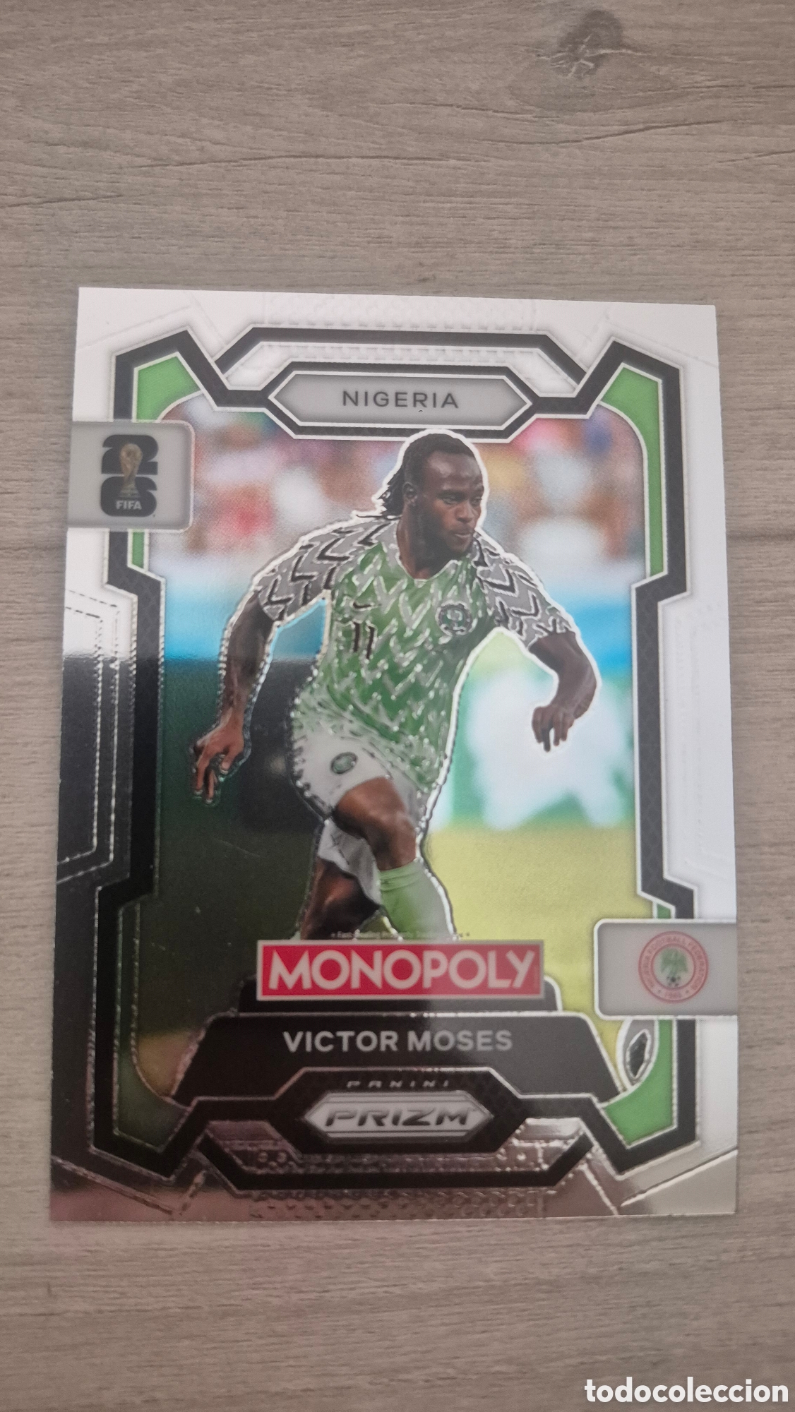 Cromos de F&uacute;tbol: Victor Moses Panini Monopoly Prizm FIFA World Cup 2026