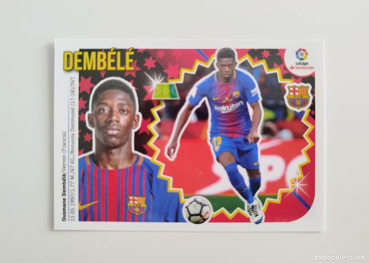 Cromos de F&uacute;tbol: Demb&eacute;l&eacute; 15A SIN PEGAR NUNCA PEGADO FC Barcelona Liga Ediciones Este 18 19 / 2018 2019