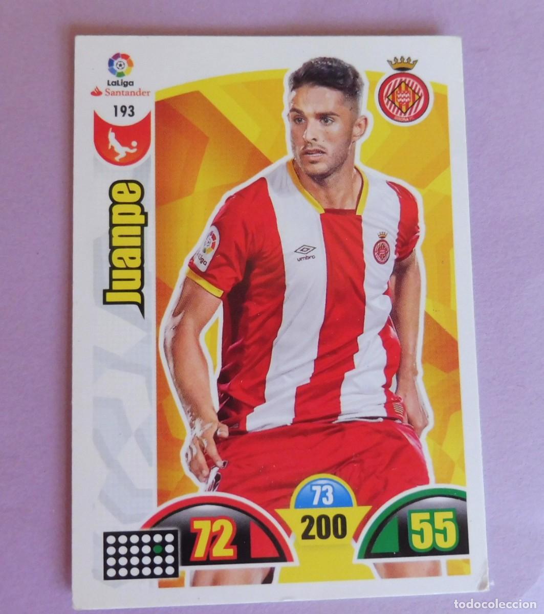 Cromos de F&uacute;tbol: CROMOS PANINI ADRENALYN - LIGA SANTANDER 2017/18 - N&Uacute;M 193 - JUANPE