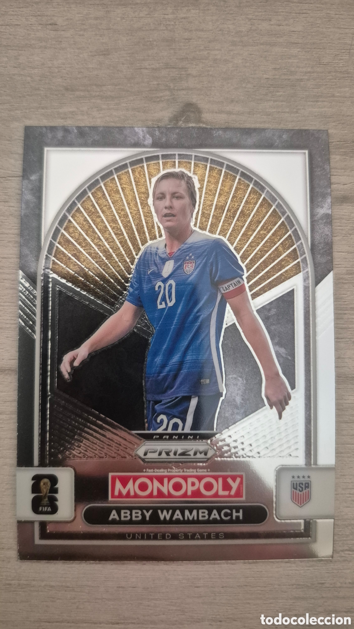 Cromos de F&uacute;tbol: Abby Wambach Panini Monopoly Prizm FIFA World Cup 2026