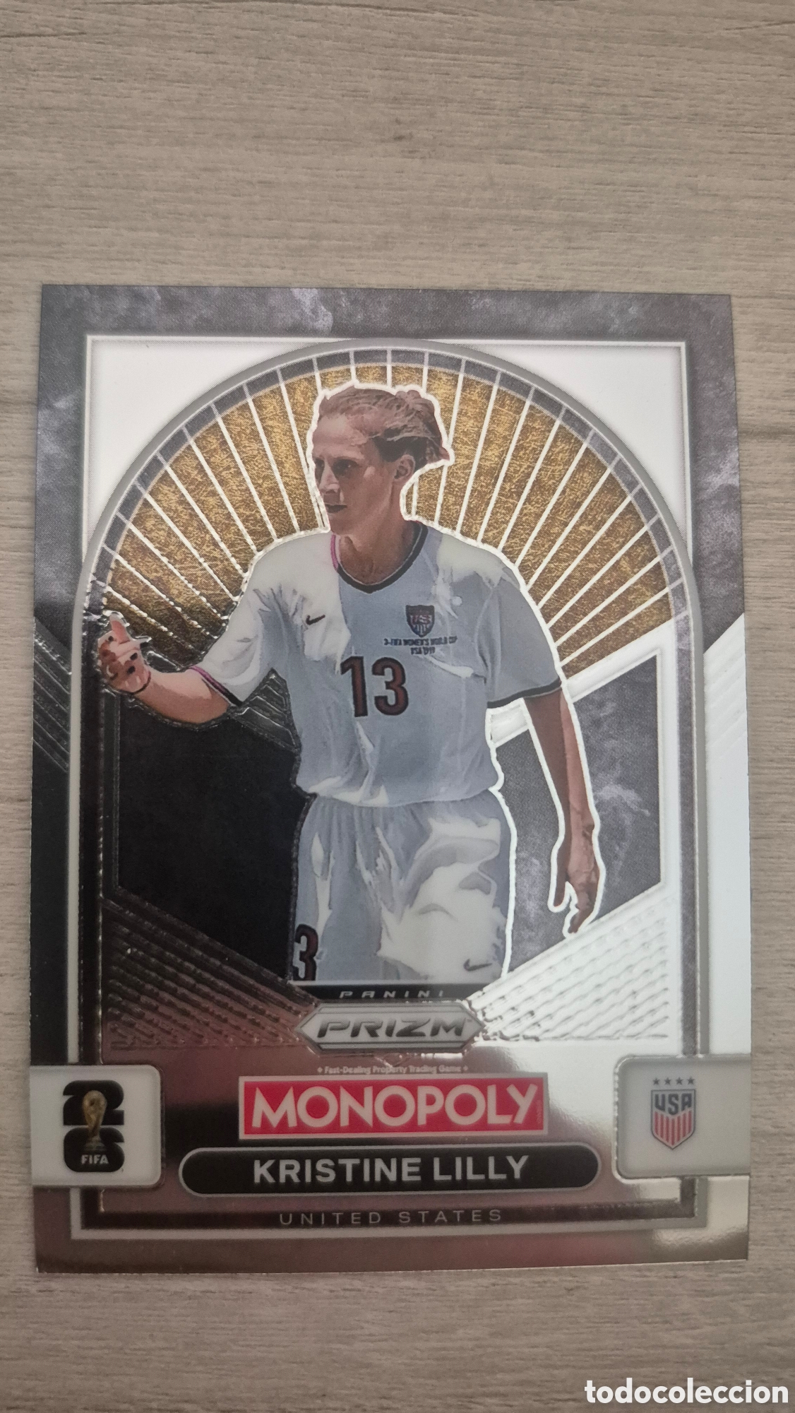 Cromos de F&uacute;tbol: Kristine Lilly Panini Monopoly Prizm FIFA World Cup 2026