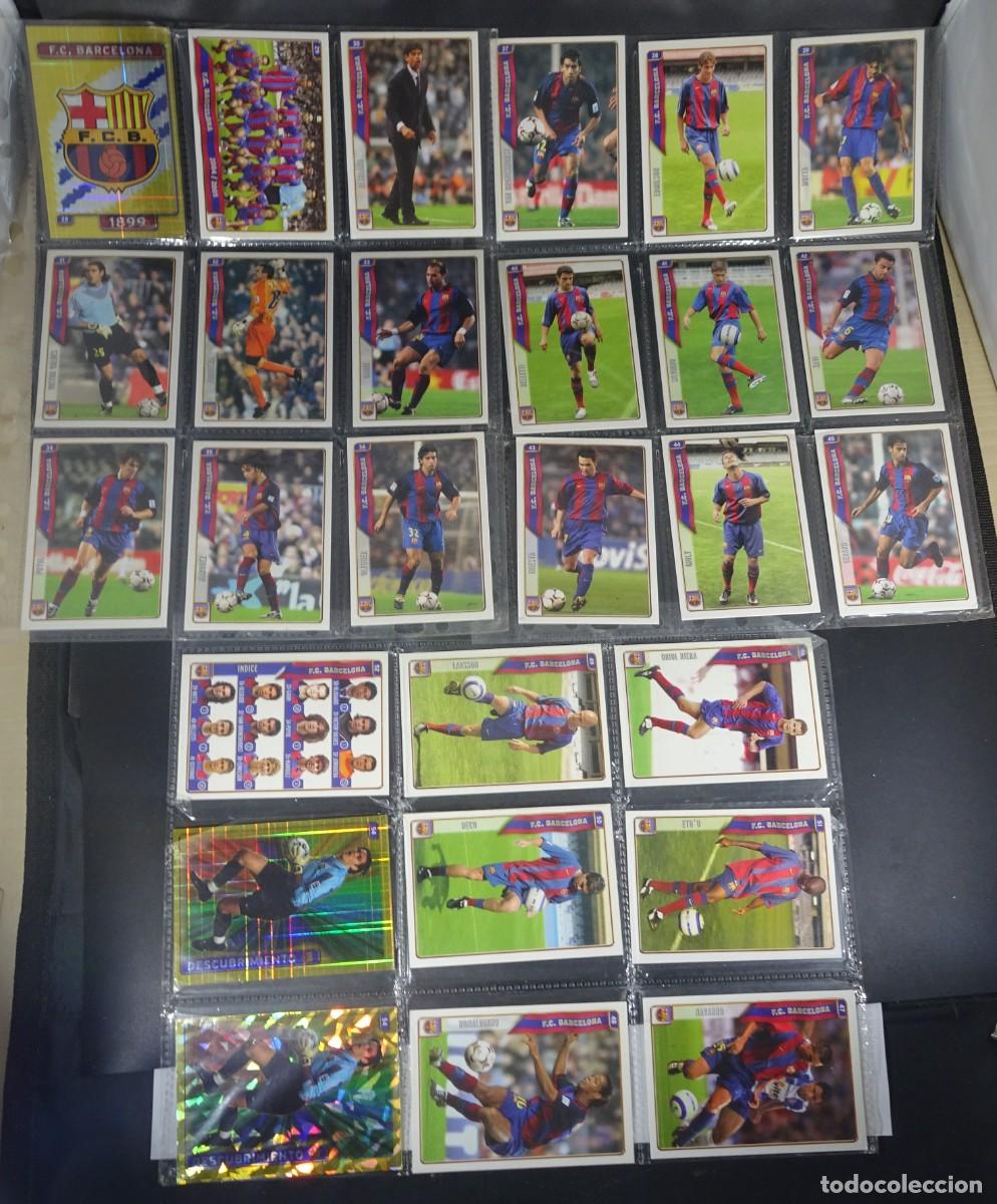 Cromos de F&uacute;tbol: LOTE DE 27 CROMOS DEL FC BARCELONA ,MUNDI CROMO 2004-2005 LAS FICHAS DE LA LIGA, VER FOTOS