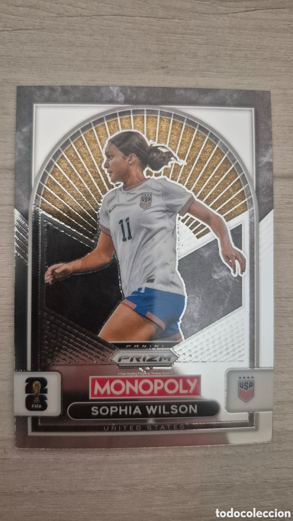 Cromos de F&uacute;tbol: Sophia Wilson Panini Monopoly Prizm FIFA World Cup 2026
