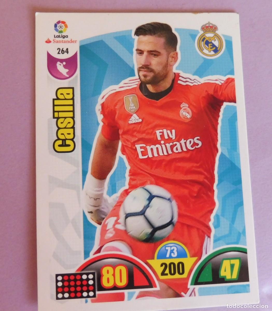 Cromos de F&uacute;tbol: CROMOS PANINI ADRENALYN - LIGA SANTANDER 2017/18 - N&Uacute;M 264 - CASILLA