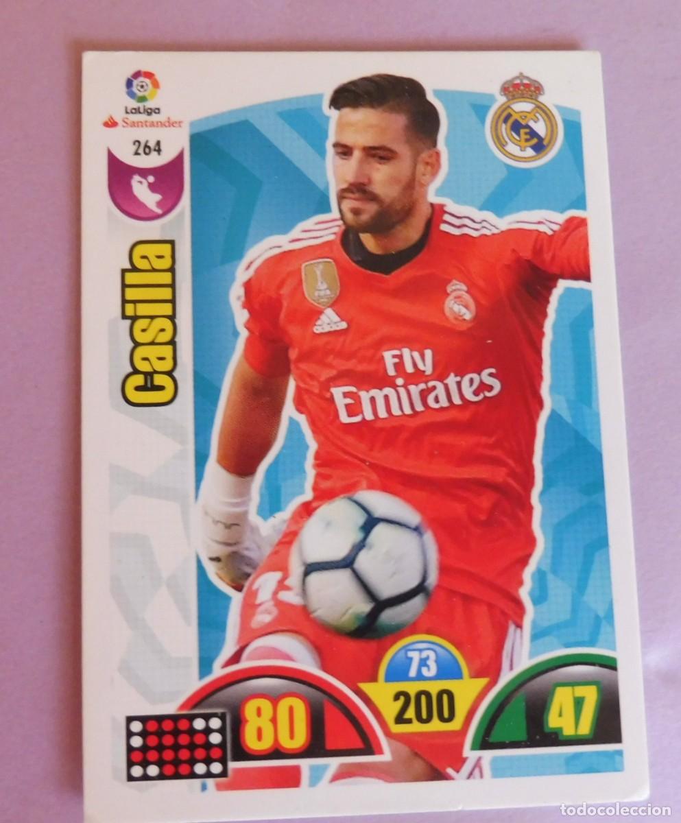 Cromos de F&uacute;tbol: CROMOS PANINI ADRENALYN - LIGA SANTANDER 2017/18 - N&Uacute;M 264 - CASILLA