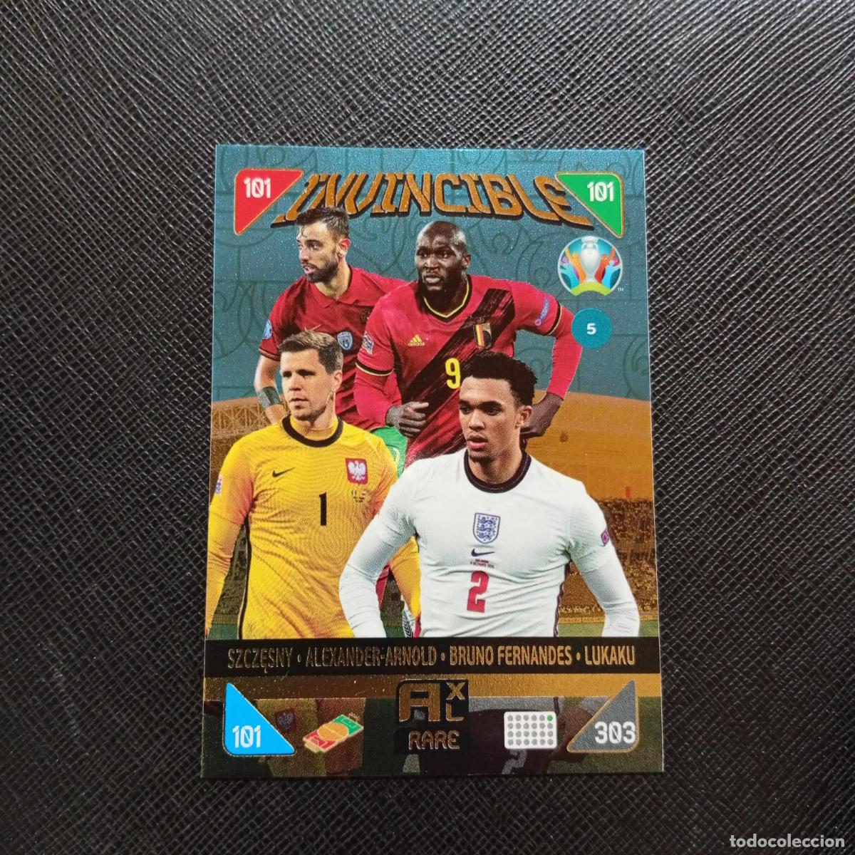 Cromos de f&uacute;tbol: 5 INVINCIBLE PANINI ADRENALYN XL UEFA EURO 2020 CROMO FUTBOL 20- A209 PG8