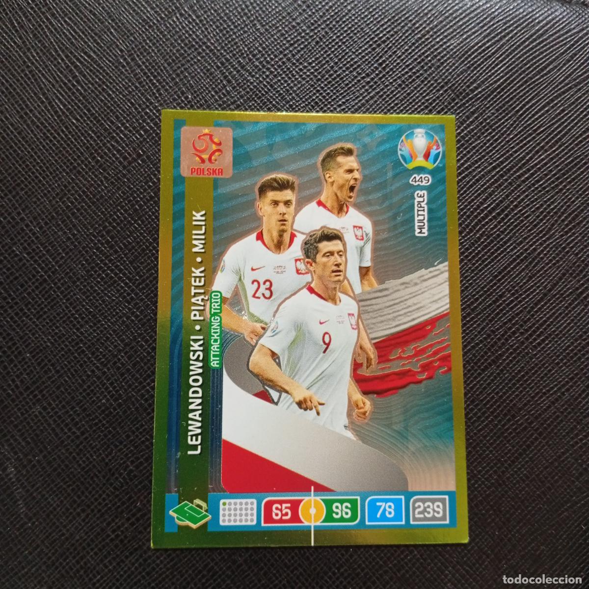 Cromos de F&uacute;tbol: 449 LEWANDOWSKI POLONIA PANINI ADRENALYN XL UEFA EURO 2020 CROMO FUTBOL 20- A209 PG8