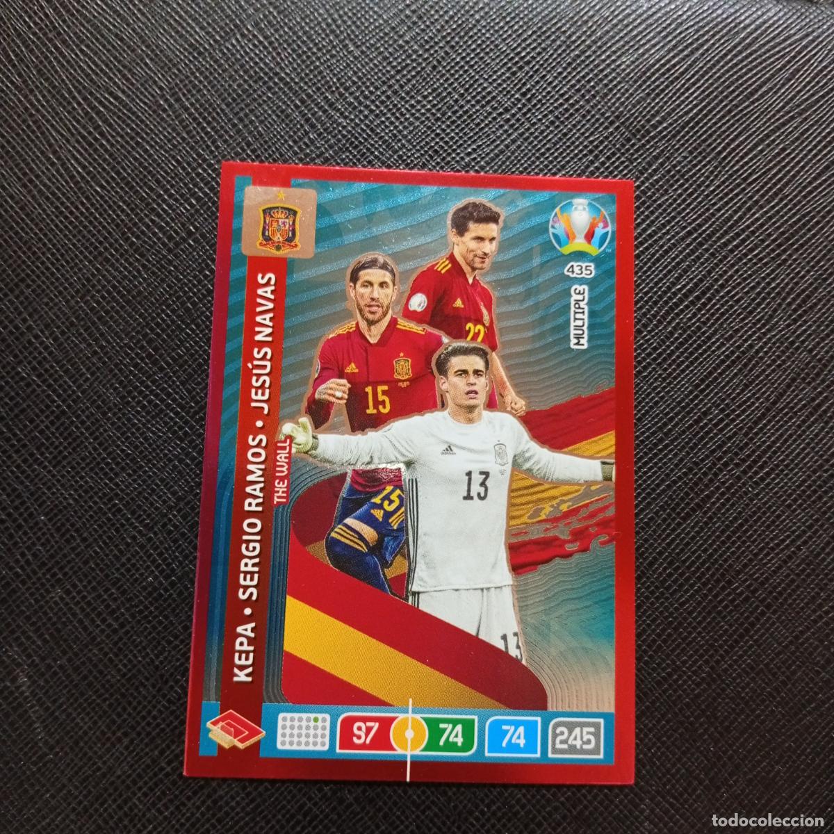 Cromos de F&uacute;tbol: 435 SERGIO RAMOS ESPA&Ntilde;A PANINI ADRENALYN XL UEFA EURO 2020 CROMO FUTBOL 20- A209 PG9