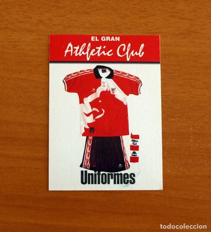 Cromos de F&uacute;tbol: Athletic de Bilbao - N&ordm; 15 Uniformes - El Gran Club Centenario - Panini Sports 1898-1998