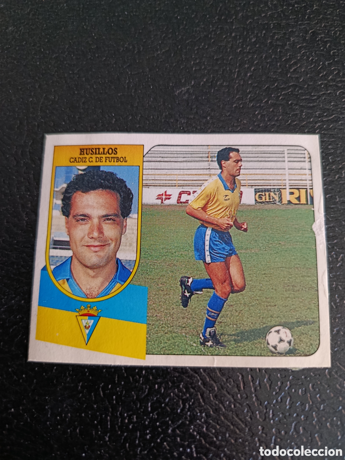 Cromos de F&uacute;tbol: LIGA ESTE 1991 1992 91 92 EDICIONES ESTE HUSILLOS CADIZ DESPEGADO