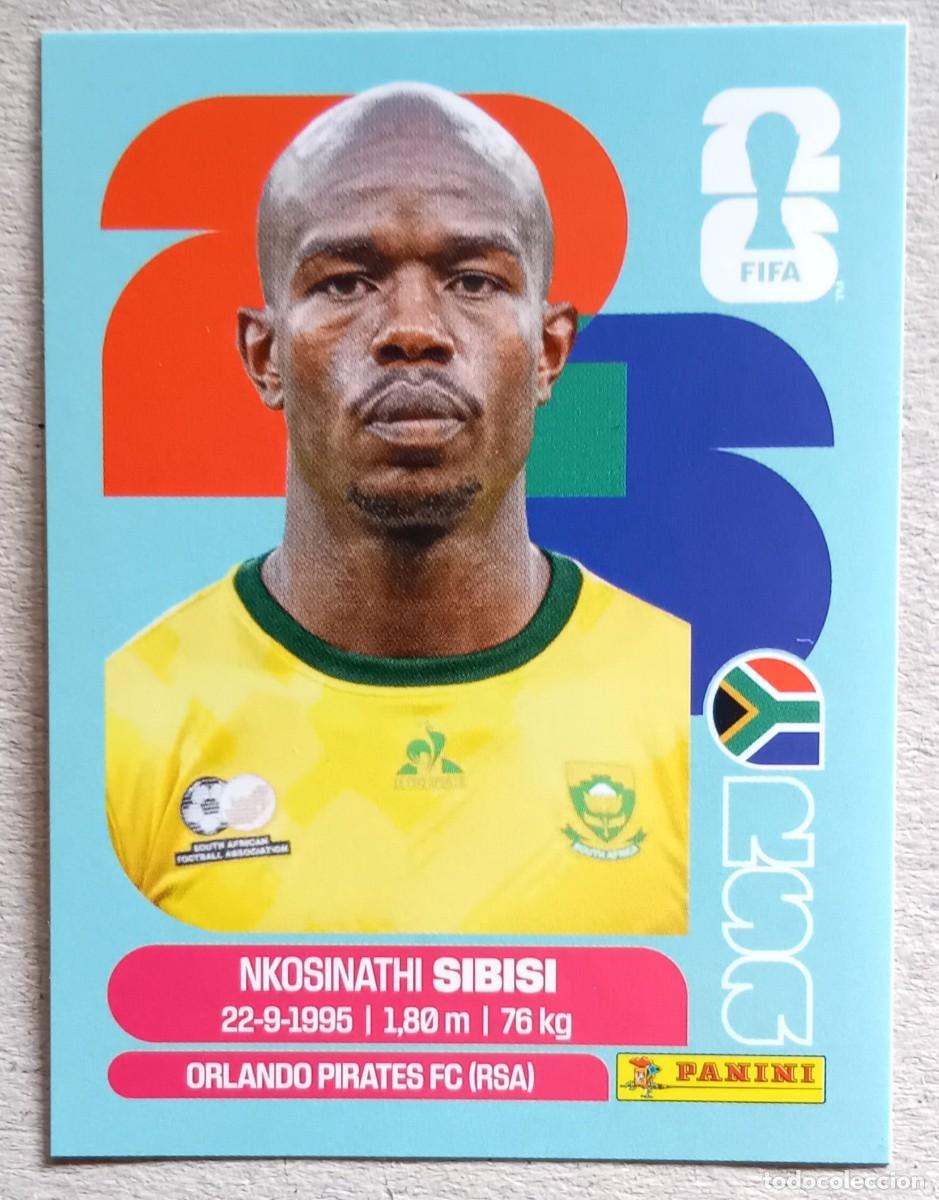 Cromos de F&uacute;tbol: Figurina Panini 2026 Cromo World Cup Usa Mundial 2026 Nikosinathi Sibisi South Africa n RSA 10