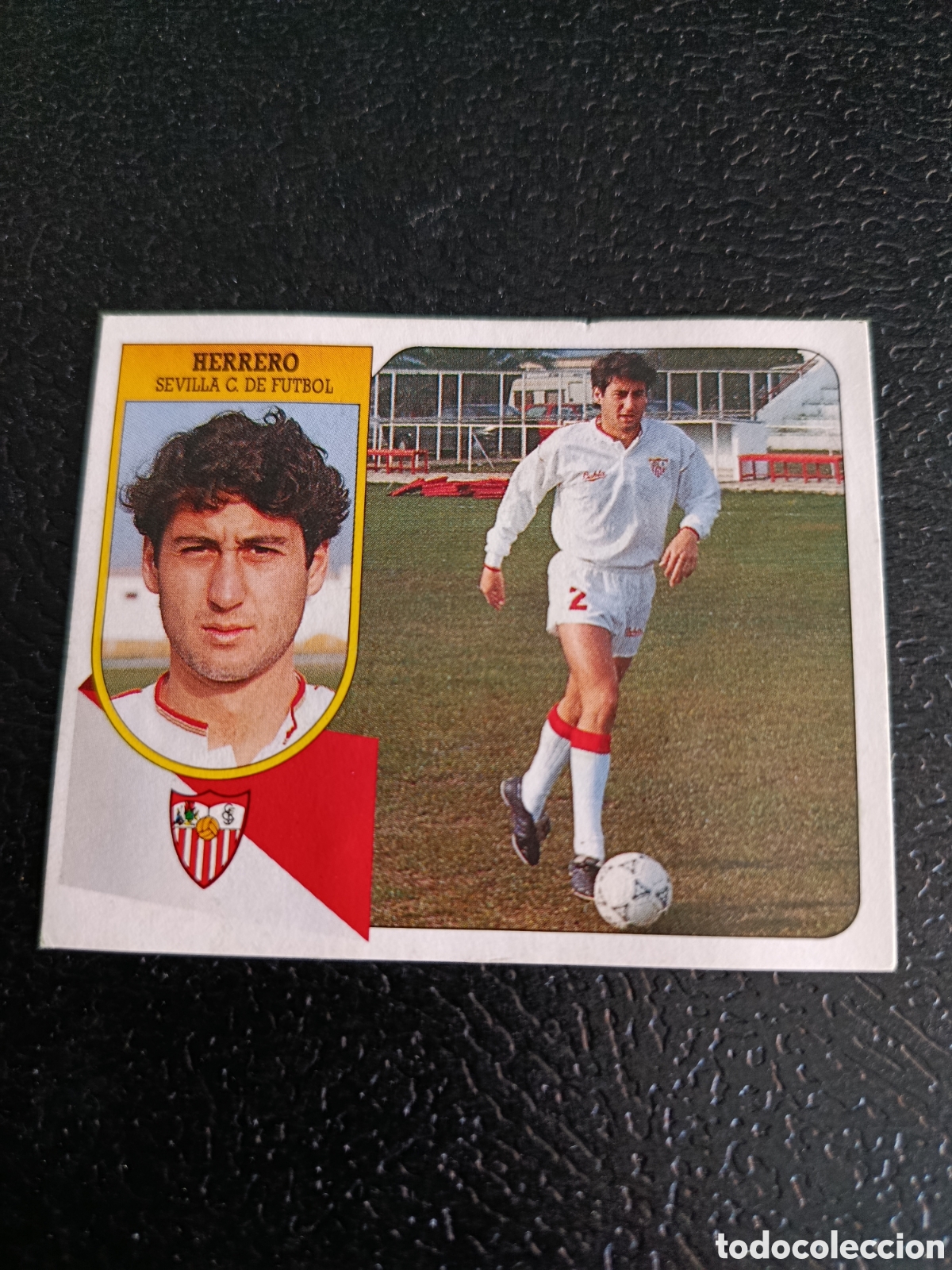 Cromos de f&uacute;tbol: LIGA ESTE 1991 1992 91 92 EDICIONES ESTE HERRERO SEVILLA CARTON DESPEGADO