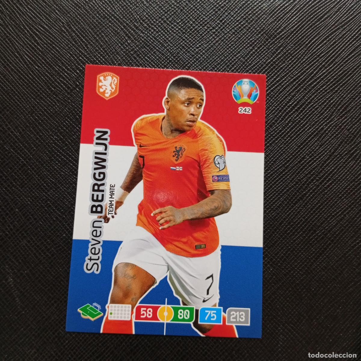 Cromos de F&uacute;tbol: 242 BERGWIJN HOLANDA PANINI ADRENALYN XL UEFA EURO 2020 CROMO FUTBOL 20- A209 PG10
