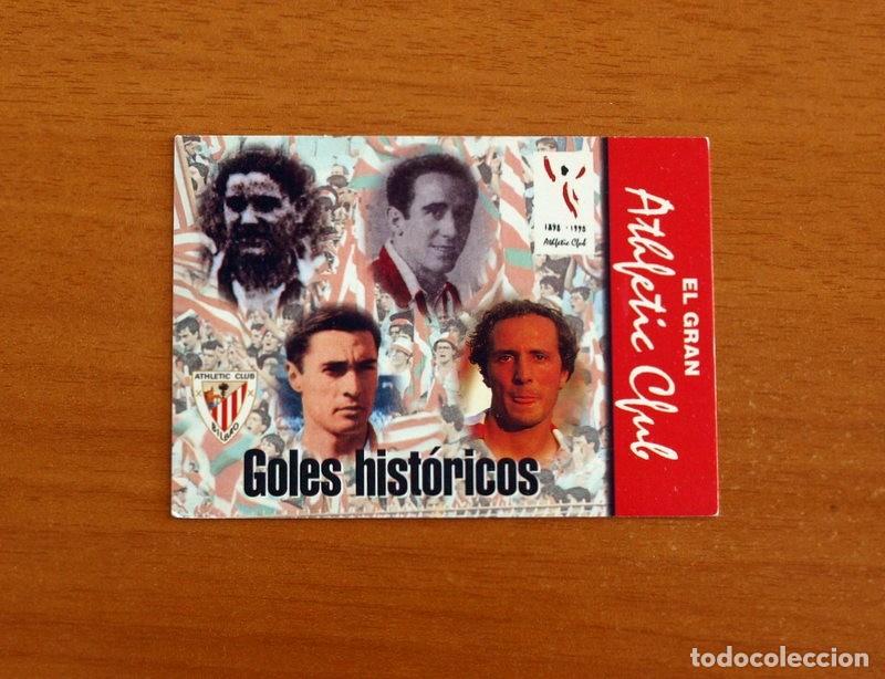 Cromos de F&uacute;tbol: Athletic de Bilbao -N&ordm; 34 Goles Hist&oacute;ricos -El Gran Club Centenario - Panini Sports 1898-1998