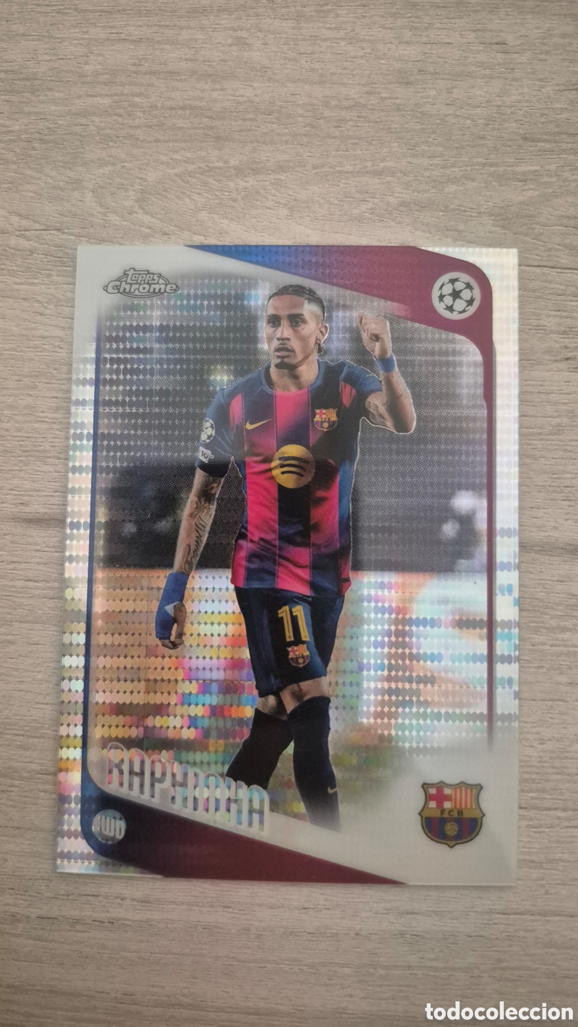 Cromos de F&uacute;tbol: Raphina Topps Chrome UCC 2025/26