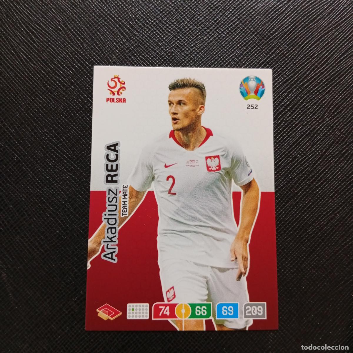 Cromos de F&uacute;tbol: 252 RECA POLONIA PANINI ADRENALYN XL UEFA EURO 2020 CROMO FUTBOL 20- A209 PG10