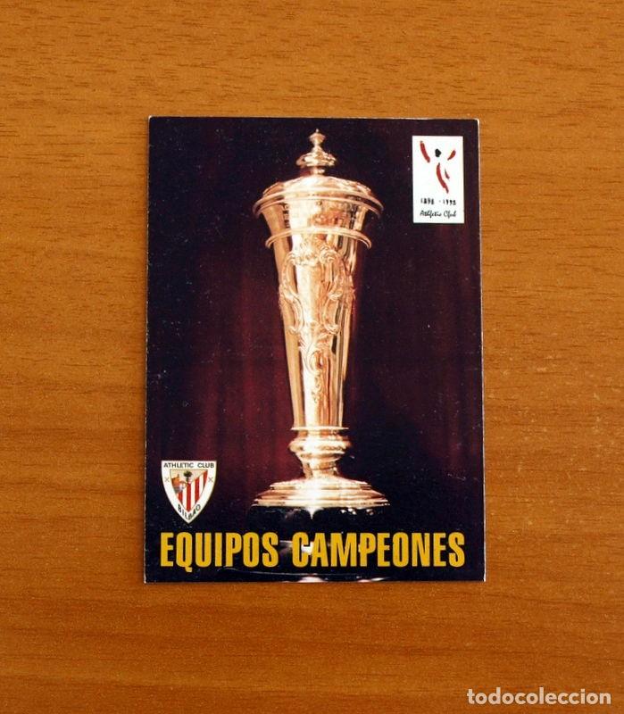 Cromos de F&uacute;tbol: Athletic de Bilbao - N&ordm; 36 Equipos Campeones - Club Centenario - Panini Sports 1898-1998