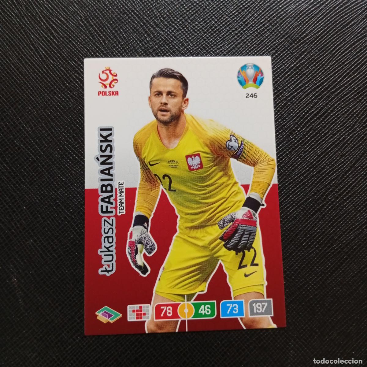Cromos de F&uacute;tbol: 246 FABINANSKI POLONIA PANINI ADRENALYN XL UEFA EURO 2020 CROMO FUTBOL 20- A209 PG10