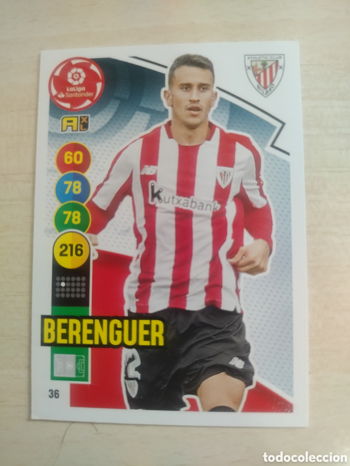 Cromos de F&uacute;tbol: BERENGUER 36 ADRENALYN 2020 2021 20 21