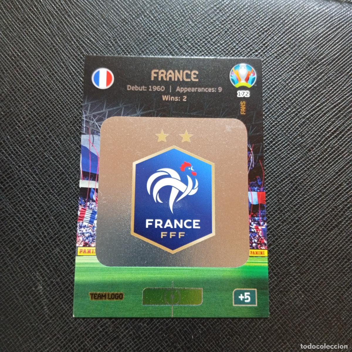 Cromos de F&uacute;tbol: 172 ESCUDO FRANCIA PANINI ADRENALYN XL UEFA EURO 2020 CROMO FUTBOL 20- A209 PG11