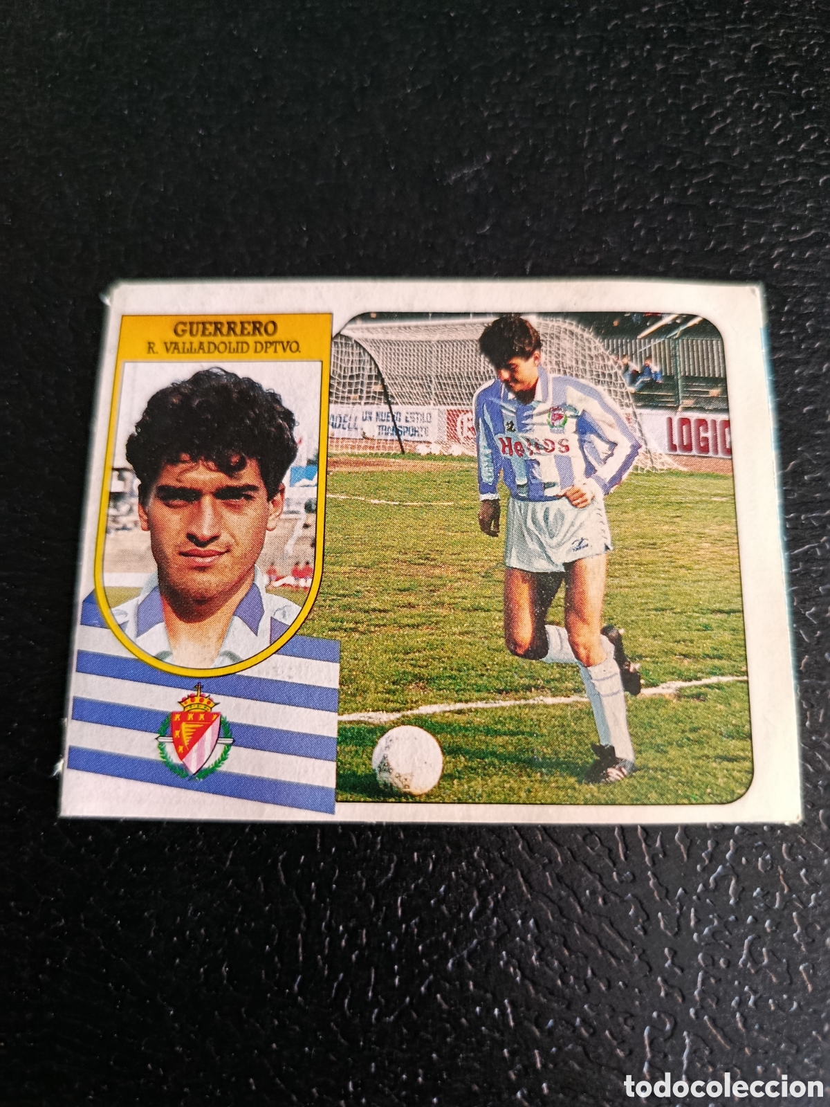 Cromos de F&uacute;tbol: LIGA ESTE 1991 1992 91 92 EDICIONES ESTE ULTIMOS FICHAJES N 6 GUERRERO VALLADOLID CARTON DESPEGADO