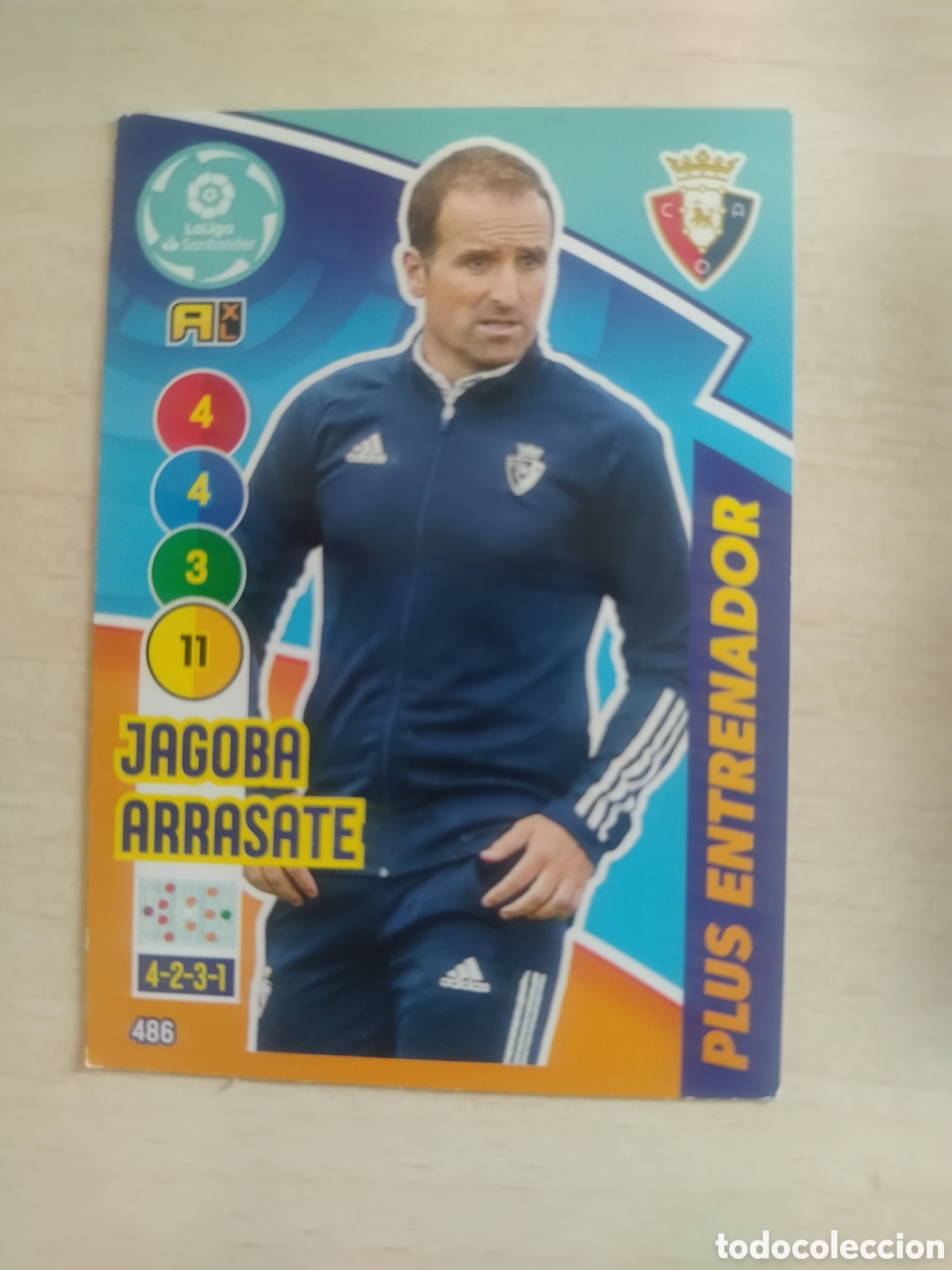 Figurine di Calcio: JAGOBA ARRASATE ENTRENADOR 486 ADRENALYN 2020 2021 20 21