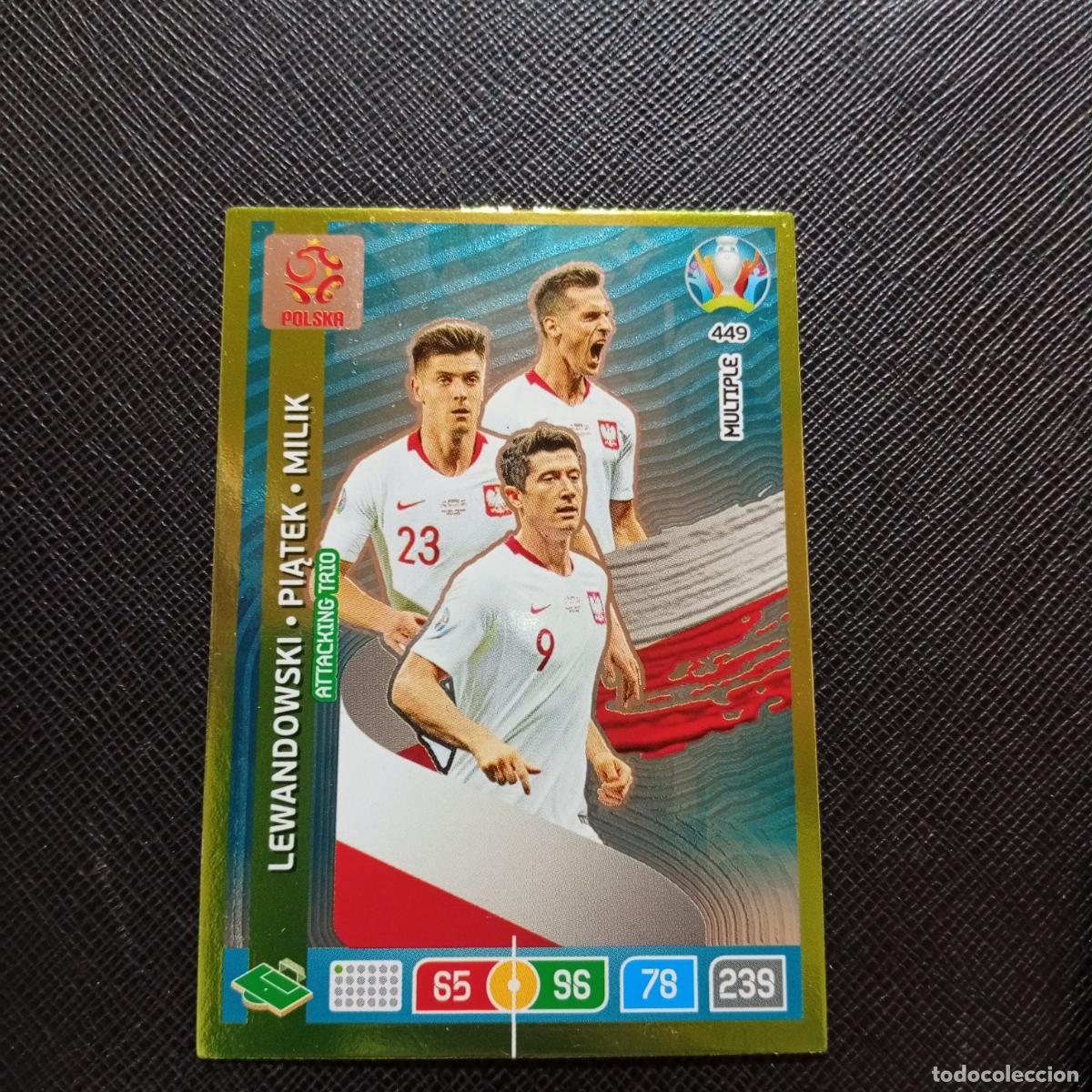 Figurine di Calcio: 449 LEWANDOWSKI POLONIA PANINI ADRENALYN XL UEFA EURO 2020 CROMO FUTBOL 20- A209 PG11