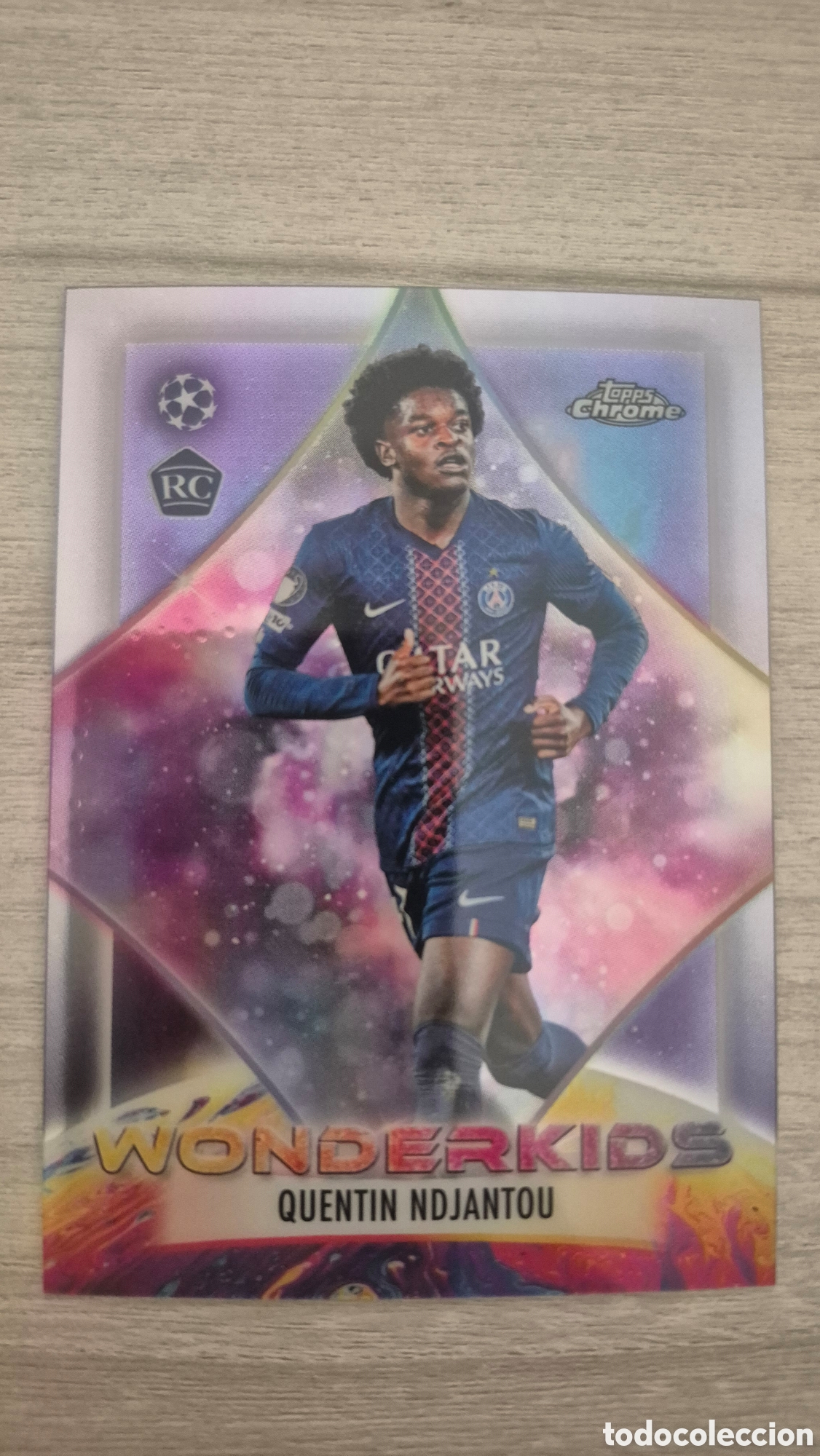 Figurine di Calcio: Quentin Ndjantou RC &rdquo;Wonderkids&rdquo; Topps Chrome UCC 2025/26