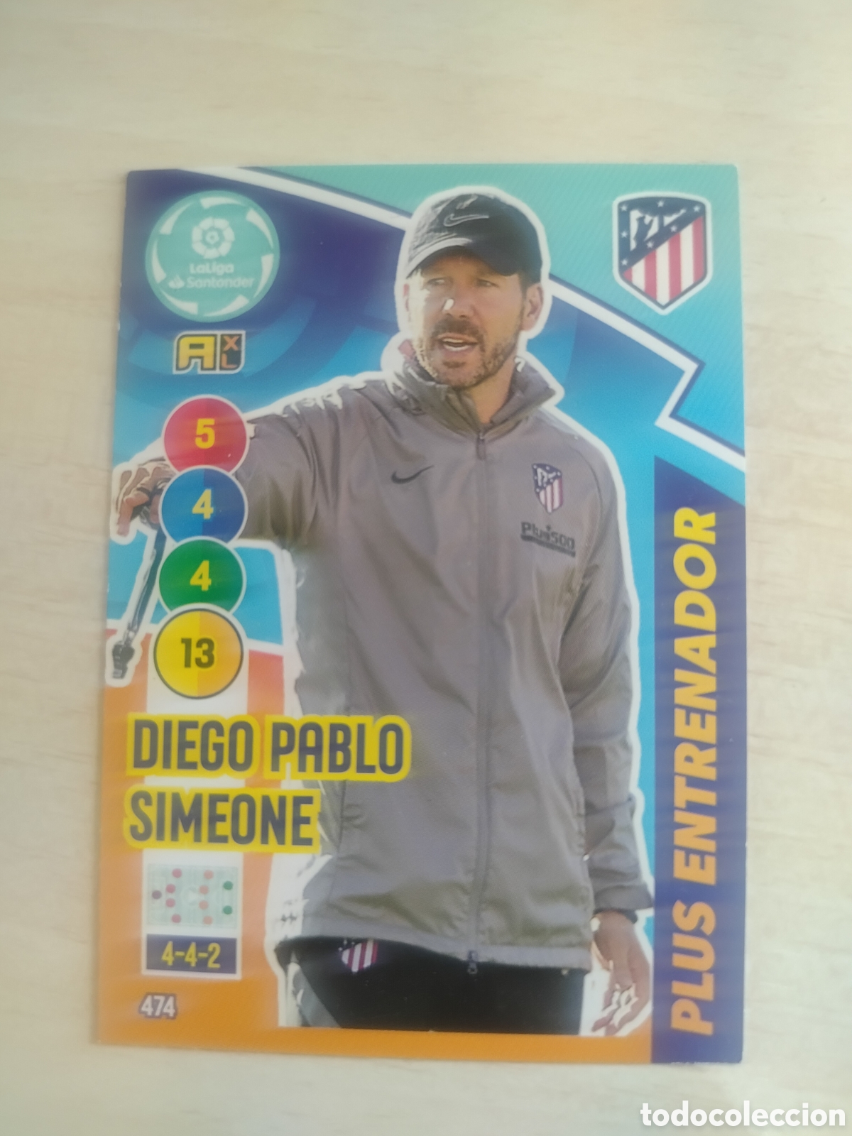 Figurine di Calcio: SIMEONE ENTRENADOR 474 ADRENALYN 2020 2021 20 21