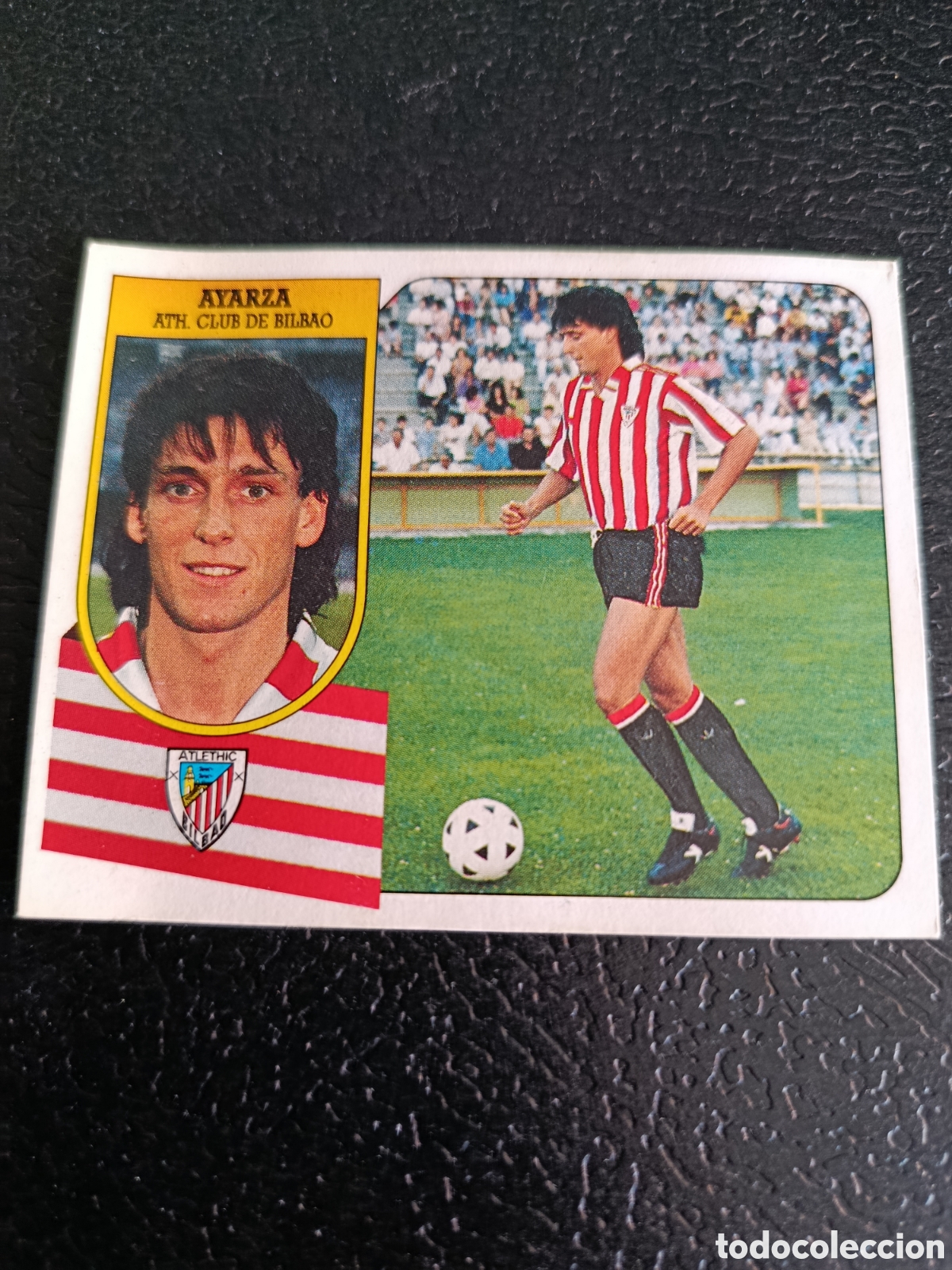 Cromos de F&uacute;tbol: AYARZA FICHAJE 10. ATH. BILBAO DESPEGADO LIGA ESTE 91-92