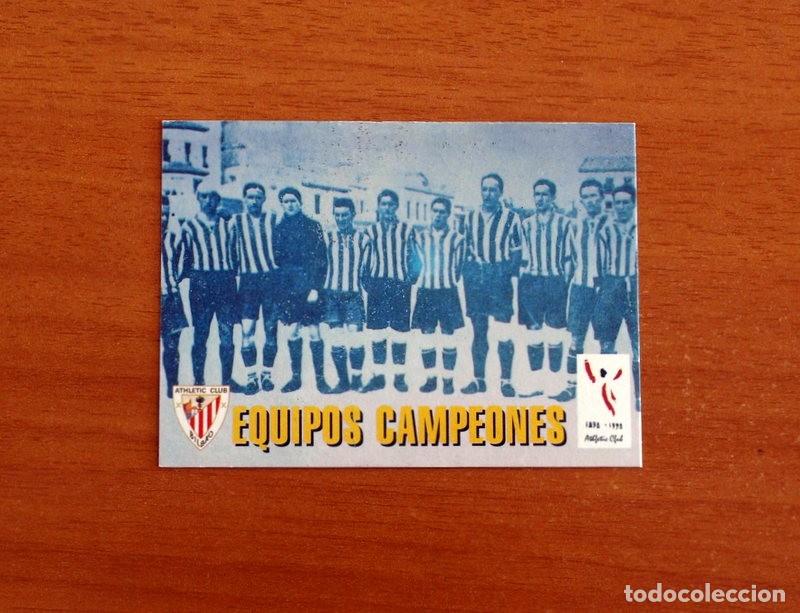 Cromos de F&uacute;tbol: Athletic de Bilbao - N&ordm; 40 Equipos Campeones Copa 1921 - Club Centenario - Panini Sports 1898-1998