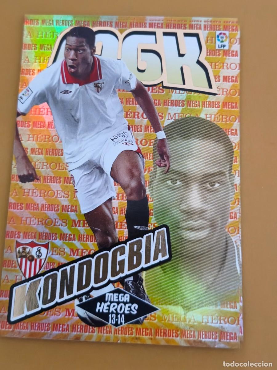 Cromos de F&uacute;tbol: kondogbia, 2013 14 mega heroes