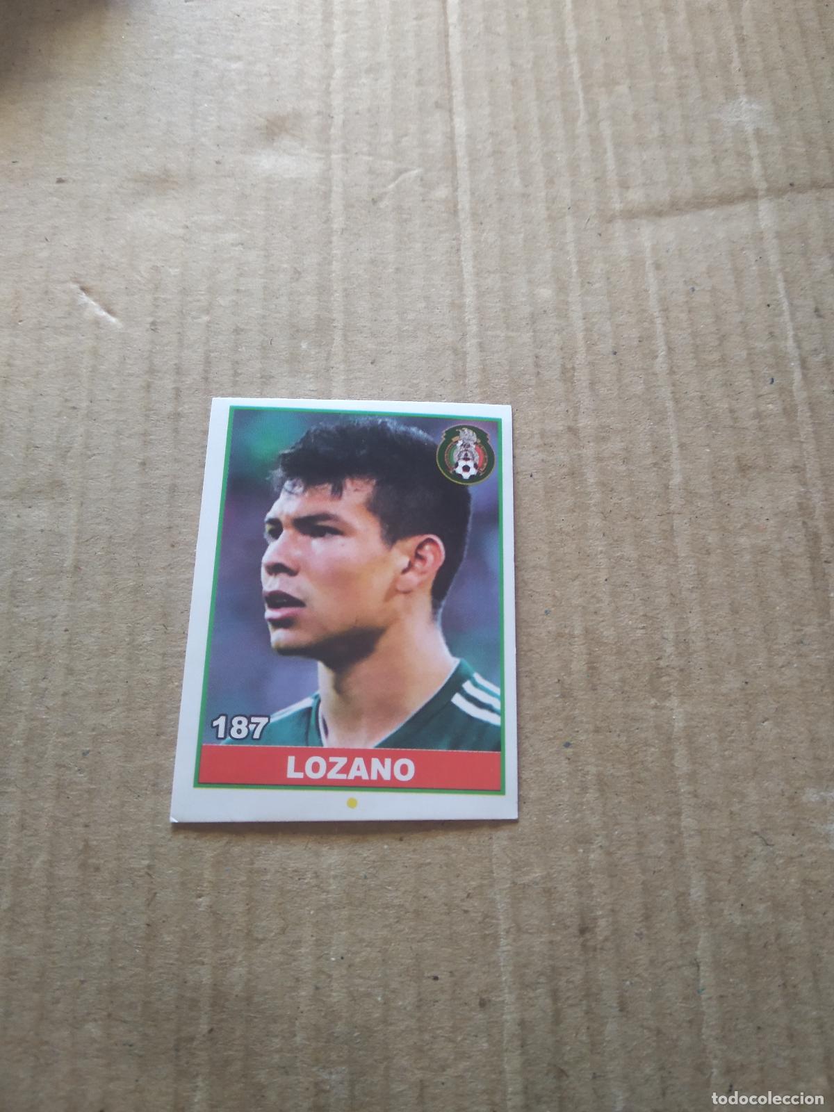 Cromos de F&uacute;tbol: 187 LOZANO MEXICO CROMO FUTBOL MUNDIAL 2022 WORLD CUP COPA DEL MUNDO EDITADO EN BRASIL