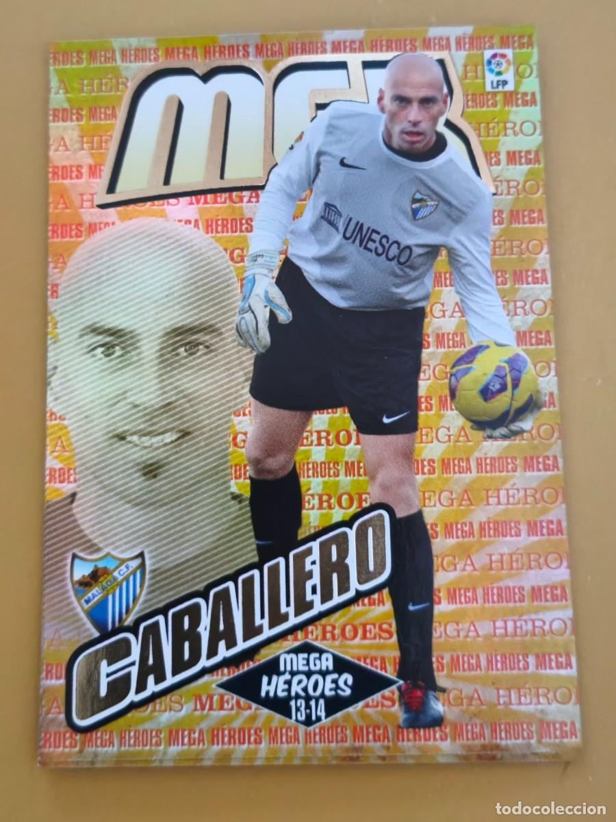 Cromos de F&uacute;tbol: caballero, 2013 14 mega heroes
