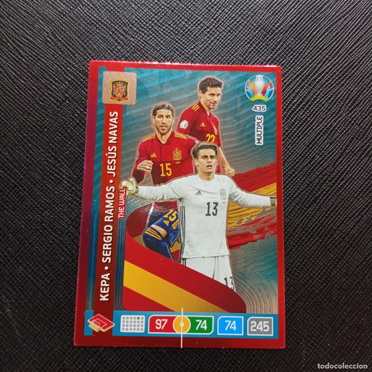 Cromos de F&uacute;tbol: 435 ESPA&Ntilde;A SERGIO RAMOS PANINI ADRENALYN XL UEFA EURO 2020 CROMO FUTBOL 20- A209 PG12